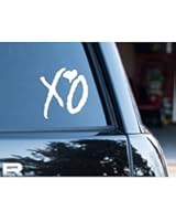 The Weeknd XO Vinyl Sticker Car Truck Window Laptop Macbook Wall Art (6" tall, White)