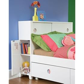 LittleMissMatchedTM SKETCHoRAMA Full Size Bookcase Headboard By Powell Furniture by LittleMissMatched