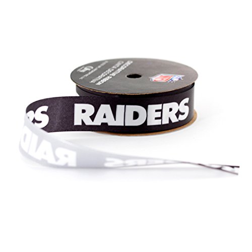 Offray Sports NFL Football Oakland Raiders Ribbon, 7/8