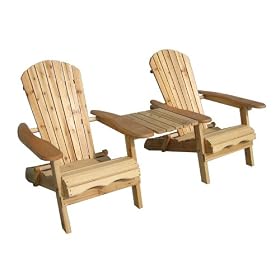 Merry Garden Tete-A-Tete Adirondack Chair Set by