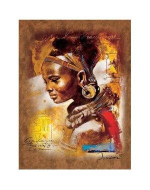 Image of African Beauty Jigsaw Puzzle 1000pc