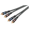 1.5m 2x Cinch Stecker auf 2x Cinch Stecker HQ