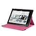 GMYLE(R) Hot Pink 360 Degree Rotating PU leather Folio Stand Case Cover for Nook HD+ Plus 9 inches Barnes & Noble e-book Reader Tablet (Multi Angle- Vertical/Horizontal and Wake up Sleep Function)