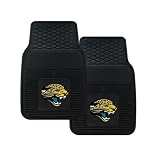 A Set of 2 NFL Universal Fit Front All-Weather Floor Mats - Jacksonville Jaguars by Fan Mats