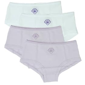 Set of 4 girls Coquillage Boxers