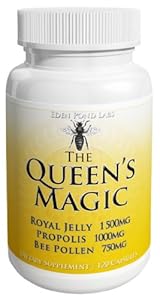 Eden Pond Queen's Magic Bee Pollen Capsules, 120 Count