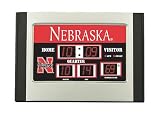 Nebraska Cornhuskers Alarm Clock Scoreboard