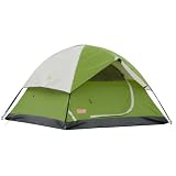 Coleman SunDome 7-Foot by 7-Foot 3-Person Dome Tent (Orange/Gray)