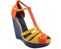 Multicolor Patent Wedge