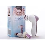 BriteLeafs 4-in-1 Electric Facial & Body Brush Spa Cleaning System (BL-802) with Travel Carrying Case