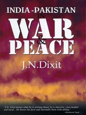 India-Pakistan in War and Peace On Sale