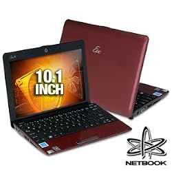 Asus 1005HAB-RRED001X Red 1GB/160GB/10" Netbook - Refurbished