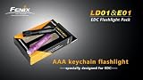 Fenix LD01/E01 72 & 13 Lumens Classical Keychain Flashlights - Fenix LD01GIFT