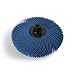 JoolTool Scotch-Brite Blue Radial Bristle Brush Assembled with Plastic Tapered Mandrel Hub, Grit 400