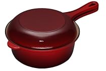 Le Creuset Cast Iron 3 in 1 Multipan, Cerise, 22 cm