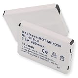 MOTOROLA MPx220 BATTERY - LI-ION 900mAh for MOTOROLA MPX220