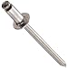 S/S 18-8 Open End Blind Rivet 3/16" Diameter , .575" Length, Drill # 11, Grip .251"-.375" (Pack of 100)