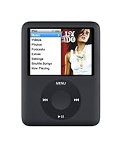 Apple iPod Nano 3 Tragbarer MP3-Player (inkl. Video-Funktion) 8 GB schwarz