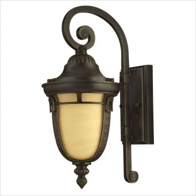 Hinkley Lighting 1610RB Key West Outdoor Wall Light, Regency Bronze