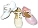 Toddler Girls Shimmering Rhinestone Flower Dress Shoes