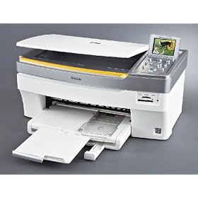 Kodak EASYSHARE 5300 All-in-One - Multifunction ( printer / copier / scanner ) - color - ink-jet - printing (up to): 32 ppm (mono) / 30 ppm (color) - 100 sheets - Hi-Speed USB, Bluetooth