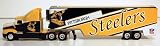 2007 Ertl Press Pass Pittsburgh Steelers Retro Throwback Diecast Tractor Trailer 12"