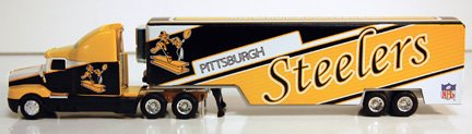 2007 Ertl Press Pass Pittsburgh Steelers Retro Throwback Diecast Tractor Trailer 12