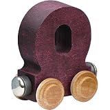 NameTrain Bright Finish Letter Cars - O