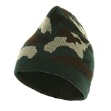 Camo Design Beanie-Green Camo W31S13D