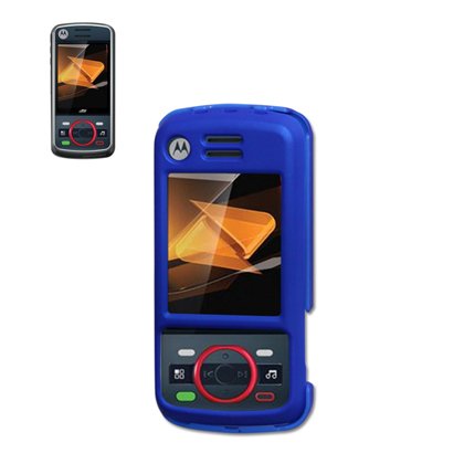 Fashionable Perfect Fit Hard Protector Skin Cover Cell Phone Case for Motorola Debut i856 Boost Mobile,Sprint,Nextel - NAVY