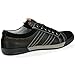 Alpine Swiss Mens Valon Suede Trim Low Top Fashion Sneakers