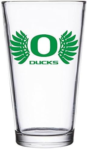 University of Oregon NCAA Ducks Wings Pint Glass
