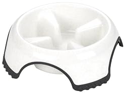 JW Pet Company SkidStop Slow Feed Dog Bowl, Jumbo (Colors Vary)