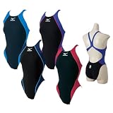 ミズノ【Mizuno】競泳用水着 ハーフスーツ 85OD-008 ウイメンズ 女子競泳水着 FINA承認モデル レディース ダークネイビー×ライトブルー(82) SS