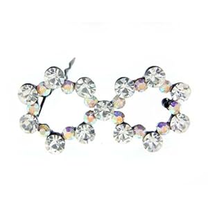 Buy Double Snow Flake Swarovski Crystal Jeweled Hair Pin by Willowbee