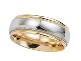 8mm Comfort Fit Wedding Bands Band - 14kt LIFETIME WARRANTEE