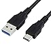 USB USB Type C (USB-C) to Standard Type A Male Charging Cable for New MacBook, LG G5, OnePlus 2, X, ZUK Z1, Lumia 950 XL and Type-C Phones (Black-1M)