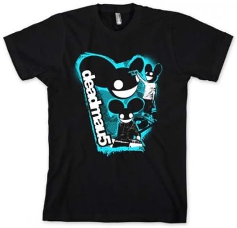 Deadmau5 Three Head Logo Slim Fit T-Shirt Small