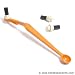 Pallo Coffee Tool Espresso Machine Brush - Orange