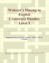 Webster's Hmong to English Crossword Puzzles: Level 1