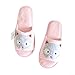 EURO SKY Black Cat Antiskid Waterproof Indoor Slippers Household shoes