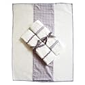 Tadpoles Basics Lavender Gingham Burping Cloths - 3-pk.