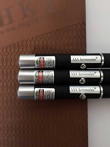 AAA Accessories®3 Units of Green Single Light Flashlight Pen 532nm Light 5MW Green Light Pen (Only AAA accessories Sell It,Others Seller Are Fake)