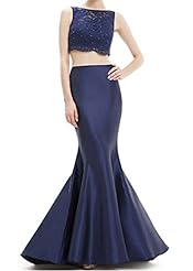 Chiffon/Satin Lace Goddess Evening Dress/Bridesmaid Dress/Prom Dress/Party Dress 