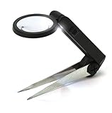 Lifemax Lighted Magnifying Tweezers