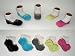 Baby Girl Shoe Socks Pixies Gift Set, Funky Feet Newborn Infant Bows & Ribbons Set in Black, Blue, Green, Pink & Gray (0-12 months, 5 pairs) Gift Wrap Available