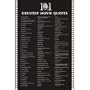 101 Greatest Movie Quotes - Inspirational Poster -24 x 36
