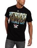 MLB Men's Pittsburgh Pirates City Window Short Sleeve Basic Tee (Black, Large)