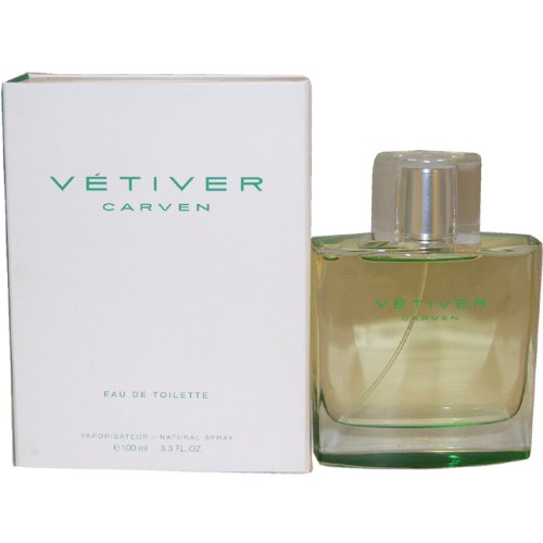 Vetiver Carven (Relaunch) by Carven for Men – 3.3 oz EDT Spray