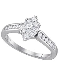 0.50CTW-DIA FASHION RING